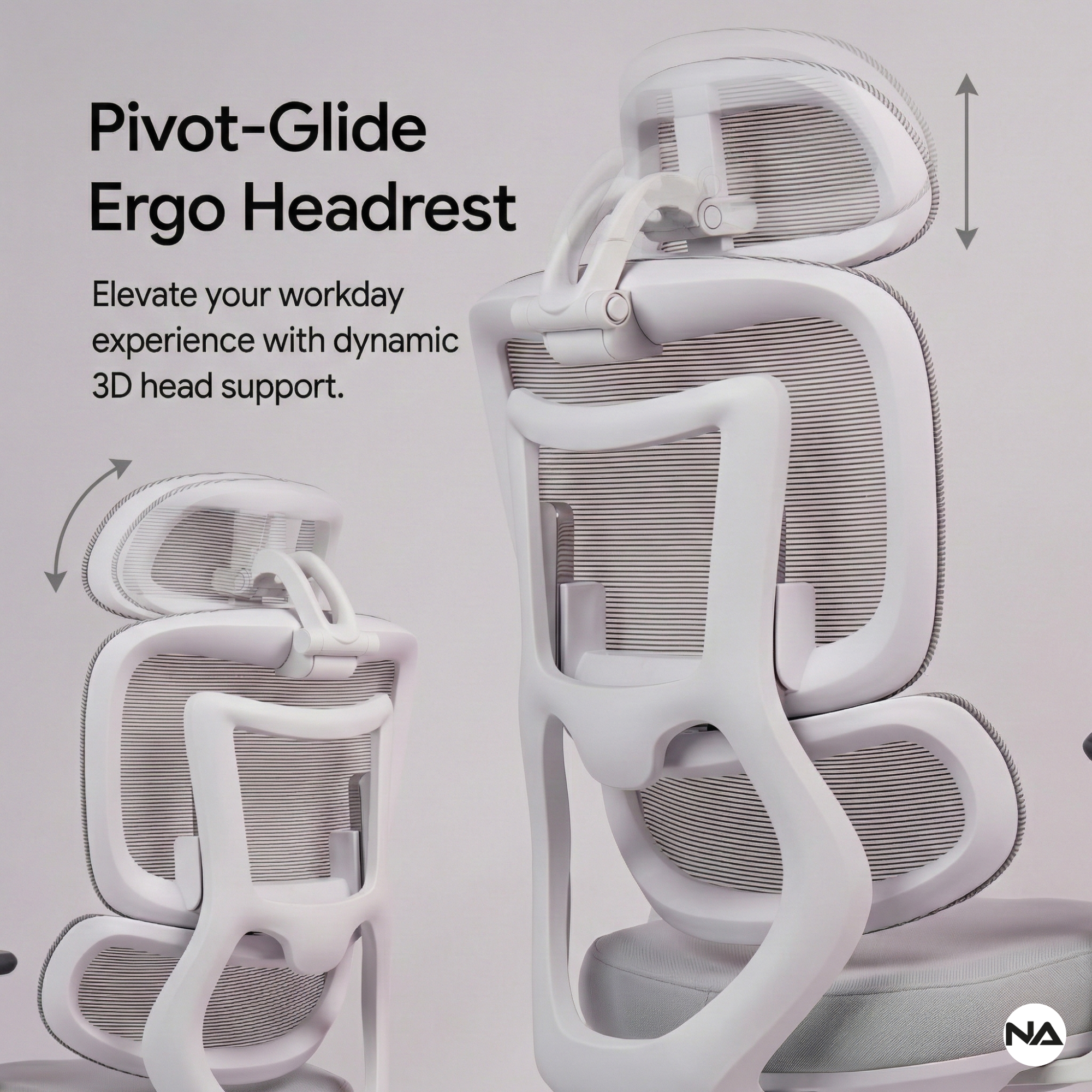 NeuArc Synergy Office Chair For Work and Gaming with Adjustable Backrest, Dual Arc Lumbar, NeuSlide Seat Slider with Multi Locking, 4D Armrest ( In Stock)