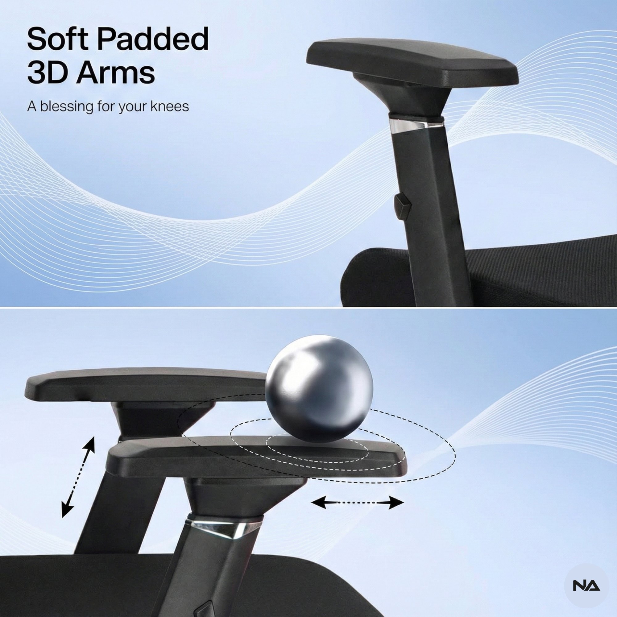 Neuarc 2026 Edition Zenith Pro Ergonomic Chair with 3D Armrest, Seat Slider with Multi Lock