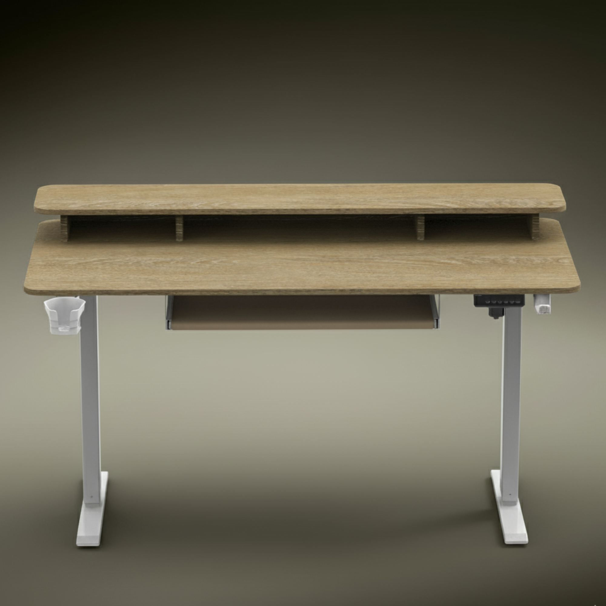 Neuarc Titan Electric Height Adjustable Desk For Gaming and Home Office, 140 x 60 cm Table Top (Ork)