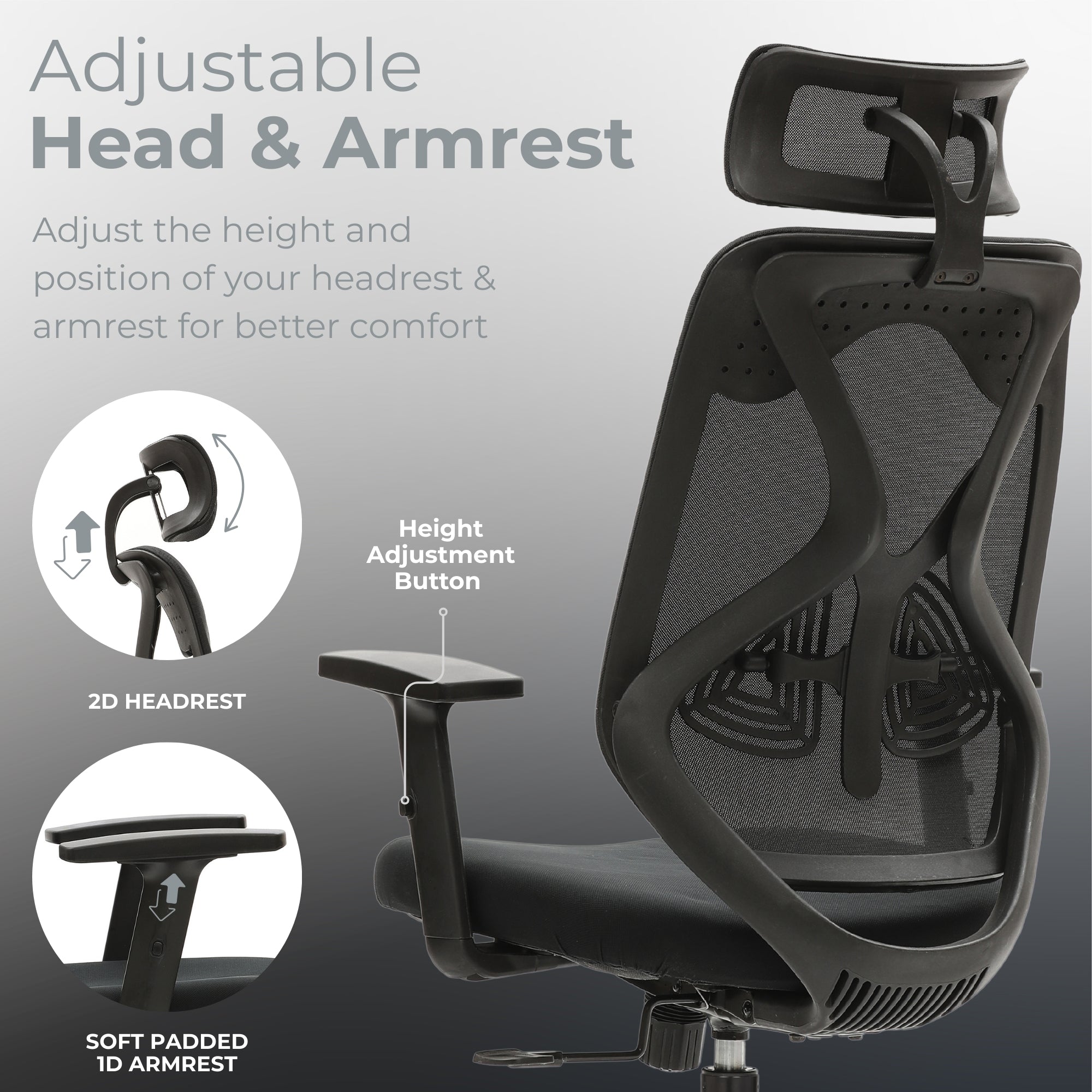 Neuarc Astro Pro Ergonomic Office Chair Black