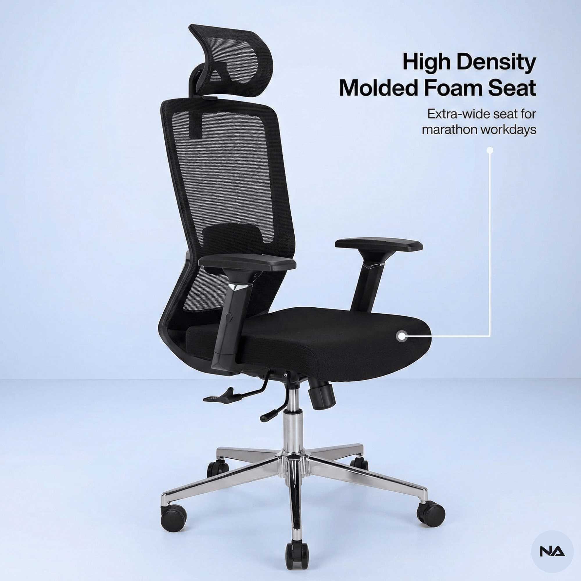 Neuarc 2026 Edition Zenith Pro Ergonomic Chair with 3D Armrest, Seat Slider with Multi Lock - NEUARC