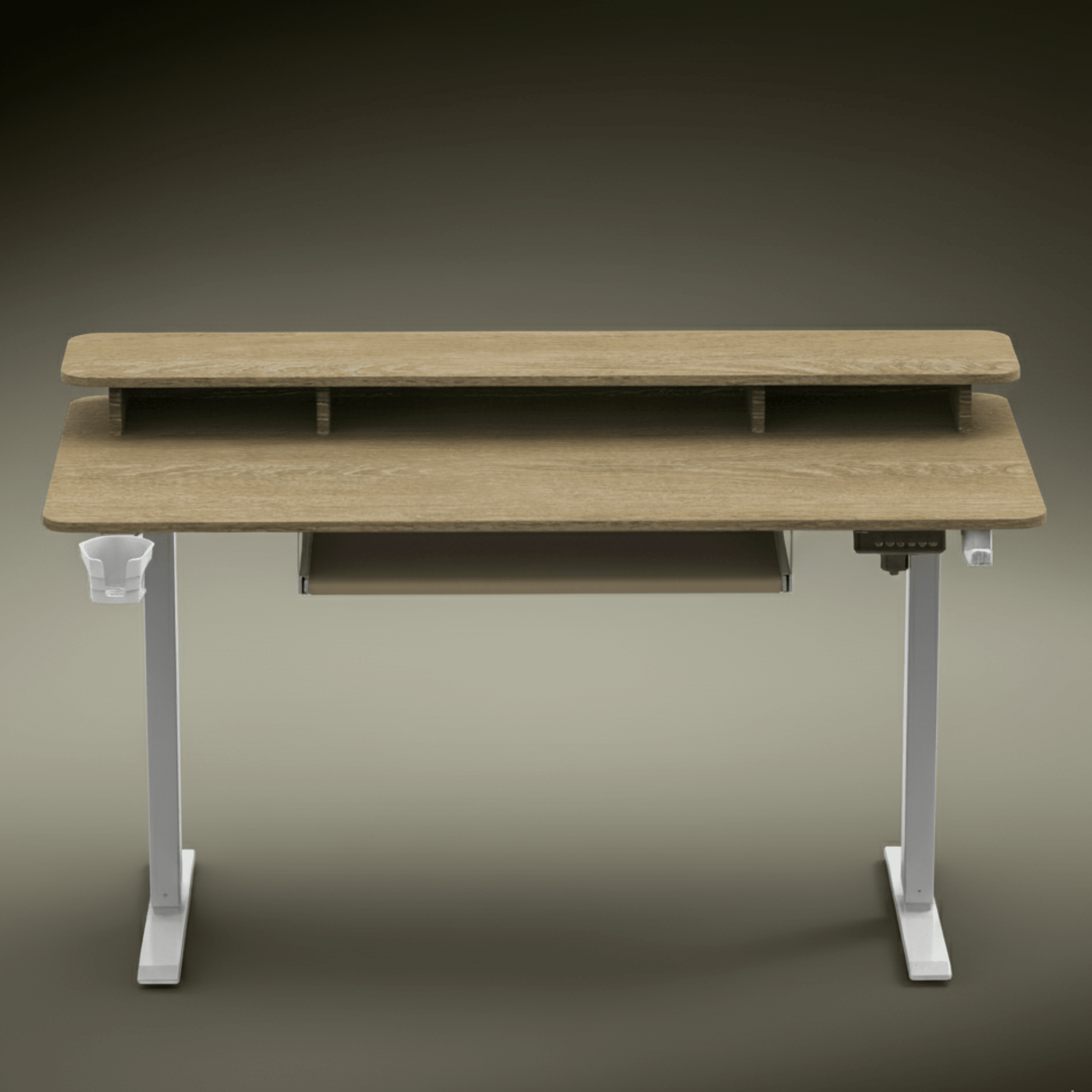 Neuarc Titan Electric Height Adjustable Desk For Gaming and Home Office, 140 x 60 cm Table Top (Ork) - NEUARC