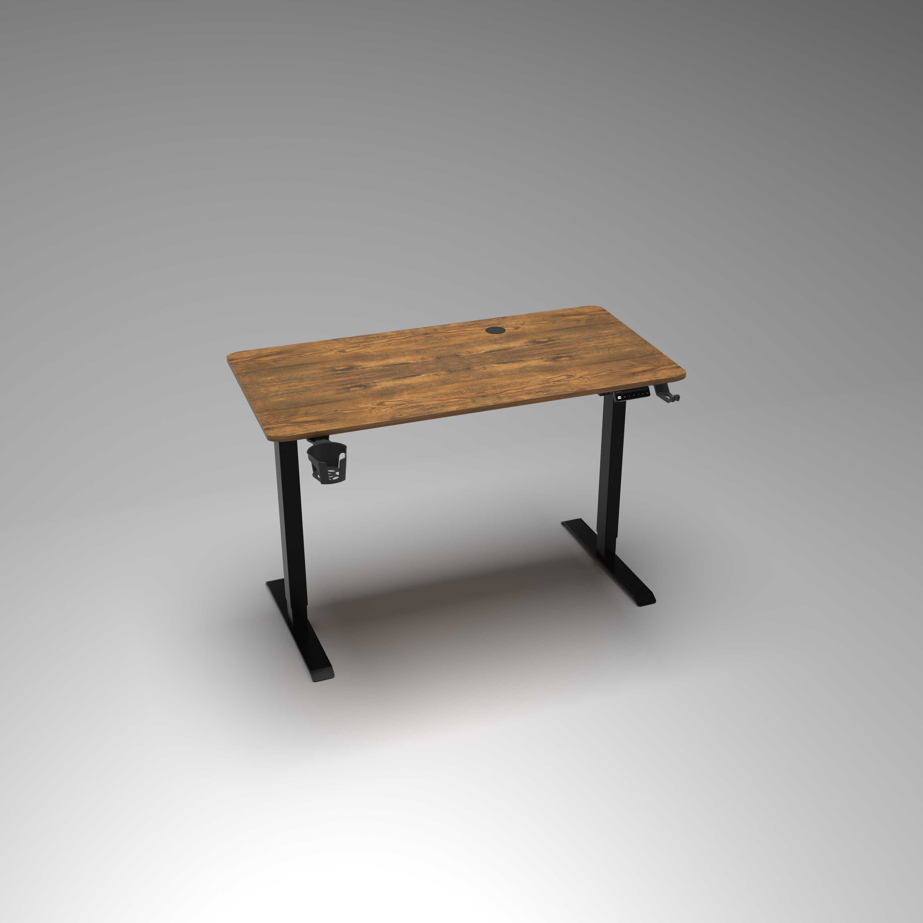 Neuarc Velocity Electric Height Adjustable Desk For Gaming and Home Office, 120 x 60 cm Table Top (Rust)