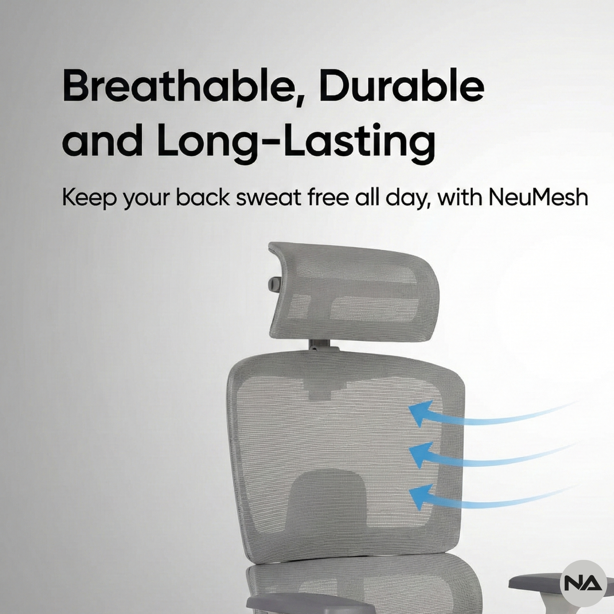 Neuarc 2026 Edition Ventus Pro Ergonomic Chair with 3D Armrest, Seat Slider with Multi Lock