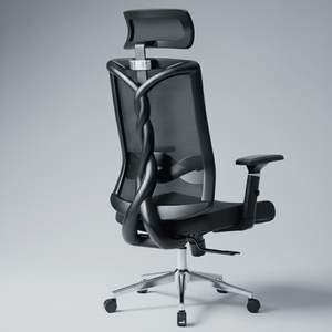 Neuarc Spinal Ergonomic Office Chair with 3D  Armrests with Seat Slider (Black)