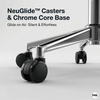 NeuArc Synergy Office Chair For Work and Gaming with Adjustable Backrest, Dual Arc Lumbar, NeuSlide Seat Slider with Multi Locking, 4D Armrest