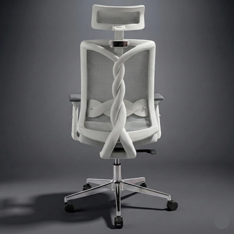 Neuarc Spinal Ergonomic Office Chair with 3D  Armrests with Seat Slider (Grey)